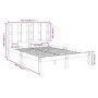 Estructura de cama de madera maciza de pino negra 140x190 cm de vidaXL, Camas y somieres - Ref: Foro24-3105584, Precio: 163,9...