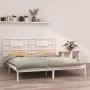 Massiver Bettrahmen aus weißem Kiefernholz, 160 x 200 cm von vidaXL, Betten und Lattenroste - Ref: Foro24-3105676, Preis: 130...