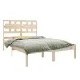 Bettgestell aus Massivholz 120x190 cm von vidaXL, Betten und Lattenroste - Ref: Foro24-3105635, Preis: 114,21 €, Rabatt: %