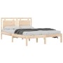 Solid pine wood bed frame 120x200 cm by vidaXL, Beds and slatted bases - Ref: Foro24-3105530, Price: 115,34 €, Discount: %