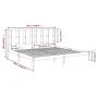 Solid black pine wood bed frame 200x200 cm by vidaXL, Beds and slatted bases - Ref: Foro24-3105624, Price: 166,53 €, Discount: %