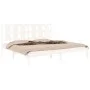 White solid wood bed frame Supe King 180x200 cm by vidaXL, Beds and slatted bases - Ref: Foro24-3105616, Price: 151,09 €, Dis...