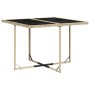 Set comedor de jardín 9 pzas con cojines ratán sintético beige