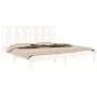 Estructura de cama madera maciza de pino blanco 200x200 cm de vidaXL, Camas y somieres - Ref: Foro24-3105621, Precio: 147,80 ...
