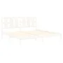 Estructura de cama madera maciza de pino blanco 200x200 cm de vidaXL, Camas y somieres - Ref: Foro24-3105621, Precio: 147,80 ...