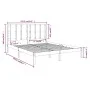 Estructura de cama madera maciza negra King Size 150x200 cm de vidaXL, Camas y somieres - Ref: Foro24-3105609, Precio: 179,54...