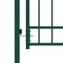 Zauntor mit grünen Stahlspitzen 100x125 cm von vidaXL, Gartentore - Ref: Foro24-146394, Preis: 161,96 €, Rabatt: %