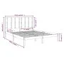 White solid wood bed frame King Size 150x200 cm by vidaXL, Beds and slatted bases - Ref: Foro24-3105606, Price: 144,41 €, Dis...