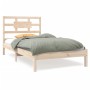 Solid pine wood bed frame 90x200 cm by vidaXL, Beds and slatted bases - Ref: Foro24-3105650, Price: 85,84 €, Discount: %