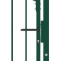 Zauntor mit grünen Stahlspitzen 100x125 cm von vidaXL, Gartentore - Ref: Foro24-146394, Preis: 161,96 €, Rabatt: %
