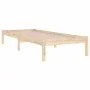 Bettgestell aus massivem Kiefernholz, 90 x 200 cm von vidaXL, Betten und Lattenroste - Ref: Foro24-3105650, Preis: 82,52 €, R...
