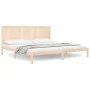 Solid pine wood bed frame 200x200 cm by vidaXL, Beds and slatted bases - Ref: Foro24-3105750, Price: 153,20 €, Discount: %