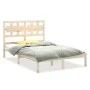 Solid pine wood bed frame 120x200 cm by vidaXL, Beds and slatted bases - Ref: Foro24-3105660, Price: 112,74 €, Discount: %