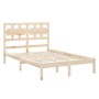 Solid pine wood bed frame 120x200 cm by vidaXL, Beds and slatted bases - Ref: Foro24-3105660, Price: 114,22 €, Discount: %