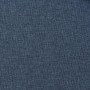 Cortinas opacas con ojales look de lino 2 pzas azul 140x175 cm
