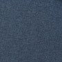 Cortinas opacas con ojales look de lino 2 pzas azul 140x225 cm
