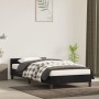 Estructura de cama con cabecero de terciopelo negro 90x190 cm de vidaXL, Camas y somieres - Ref: Foro24-347545, Precio: 96,47...