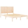 Small double solid pine wood bed frame 120x190 cm by vidaXL, Beds and slatted bases - Ref: Foro24-3105700, Price: 120,41 €, D...