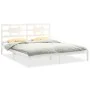 White solid wood bed frame 200x200 cm by vidaXL, Beds and slatted bases - Ref: Foro24-3105686, Price: 141,35 €, Discount: %