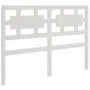 White solid wood bed frame 200x200 cm by vidaXL, Beds and slatted bases - Ref: Foro24-3105686, Price: 141,35 €, Discount: %