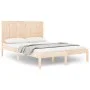Solid pine wood bed frame 120x200 cm by vidaXL, Beds and slatted bases - Ref: Foro24-3105725, Price: 116,37 €, Discount: %