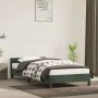 Dark green velvet bed frame with headboard 90x190 cm by vidaXL, Beds and slatted bases - Ref: Foro24-347546, Price: 90,12 €, ...