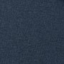 Cortinas opacas con ganchos look de lino 2 pzas azul 140x225 cm