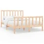 Bettgestell aus massivem Kiefernholz, 140 x 190 cm von vidaXL, Betten und Lattenroste - Ref: Foro24-3106683, Preis: 125,96 €,...