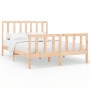 Solid pine wood bed frame 160x200 cm by vidaXL, Beds and slatted bases - Ref: Foro24-3106713, Price: 131,35 €, Discount: %