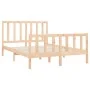 Solid pine wood bed frame 120x200 cm by vidaXL, Beds and slatted bases - Ref: Foro24-3106698, Price: 117,77 €, Discount: %