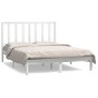 Massiver Bettrahmen aus weißem Kiefernholz, 140 x 190 cm von vidaXL, Betten und Lattenroste - Ref: Foro24-3106619, Preis: 124...