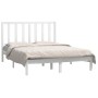Massiver Bettrahmen aus weißem Kiefernholz, 140 x 190 cm von vidaXL, Betten und Lattenroste - Ref: Foro24-3106619, Preis: 124...