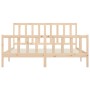Solid wood bed frame 200x200 cm by vidaXL, Beds and slatted bases - Ref: Foro24-3106853, Price: 144,12 €, Discount: %