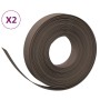Gartenkanten 2 Stk. Polyethylen braun 10 m 10 cm von vidaXL, Garteneinfassung und Einfassung - Ref: Foro24-3155436, Preis: 33...