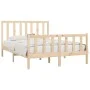 Solid wood bed frame 120x200 cm by vidaXL, Beds and slatted bases - Ref: Foro24-3106828, Price: 114,74 €, Discount: %
