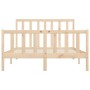 Solid wood bed frame 120x200 cm by vidaXL, Beds and slatted bases - Ref: Foro24-3106828, Price: 116,20 €, Discount: %