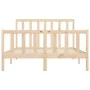 Solid wood bed frame 120x200 cm by vidaXL, Beds and slatted bases - Ref: Foro24-3106828, Price: 114,74 €, Discount: %