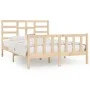 Estructura de cama de madera maciza de pino 160x200 cm de vidaXL, Camas y somieres - Ref: Foro24-3107623, Precio: 129,88 €, D...