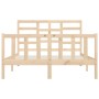 Estructura de cama de madera maciza de pino 160x200 cm de vidaXL, Camas y somieres - Ref: Foro24-3107623, Precio: 131,48 €, D...