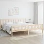 Solid wood bed frame 160x200 cm by vidaXL, Beds and slatted bases - Ref: Foro24-810689, Price: 110,42 €, Discount: %