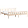 Solid wood bed frame 160x200 cm by vidaXL, Beds and slatted bases - Ref: Foro24-810689, Price: 128,44 €, Discount: %