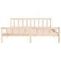 Solid wood bed frame 160x200 cm by vidaXL, Beds and slatted bases - Ref: Foro24-810689, Price: 128,44 €, Discount: %