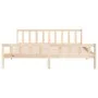 Solid wood bed frame 160x200 cm by vidaXL, Beds and slatted bases - Ref: Foro24-810689, Price: 110,42 €, Discount: %
