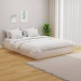 Weißes Massivholzbettgestell King Size 150x200 cm von vidaXL, Betten und Lattenroste - Ref: Foro24-819913, Preis: 179,55 €, R...