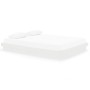 Estructura de cama madera maciza blanca King Size 150x200 cm de vidaXL, Camas y somieres - Ref: Foro24-819913, Precio: 179,47...