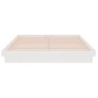 Estructura de cama madera maciza blanca King Size 150x200 cm de vidaXL, Camas y somieres - Ref: Foro24-819913, Precio: 179,47...
