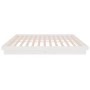 Estructura de cama madera maciza blanca King Size 150x200 cm de vidaXL, Camas y somieres - Ref: Foro24-819913, Precio: 179,47...