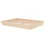 Doppelbettgestell aus Massivholz 135x190 cm von vidaXL, Betten und Lattenroste - Ref: Foro24-819947, Preis: 114,12 €, Rabatt: %