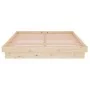 Doppelbettgestell aus Massivholz 135x190 cm von vidaXL, Betten und Lattenroste - Ref: Foro24-819947, Preis: 114,12 €, Rabatt: %