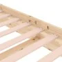 Solid wood double bed frame 135x190 cm by vidaXL, Beds and slatted bases - Ref: Foro24-819947, Price: 114,12 €, Discount: %